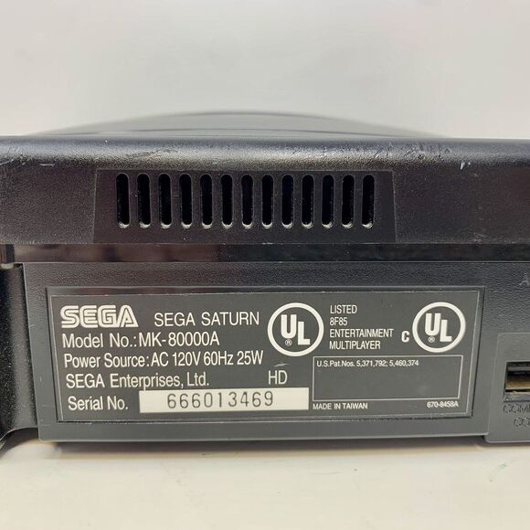 SEGA Saturn Home Console System Package RF Switch 1 Controller US Version RARE - Picture 8 of 16